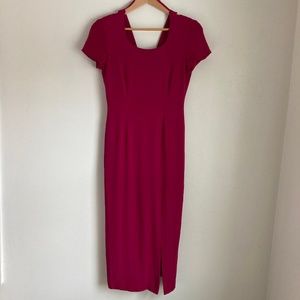 Adrianna papell 100% silk maxi dress